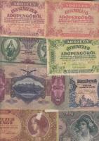 55db vegyes pengő bankjegy T:vegyes