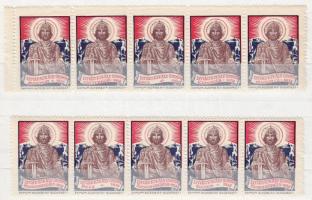 1938 Szent István Ünnepségek komplett sor 2 ötöscsíkban