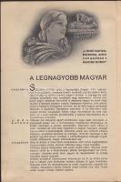 cca 1940 gr. Széchenyi István ismertető füzet Légrády Sándor grafikáival