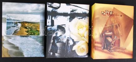 Üres fotóalbumok (3 db), 9x13 cm