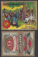 1930 2 db reklámcímke