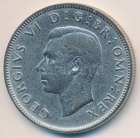 Nagy-Britannia 1942. 2Sh Ag "VI. György" tanúsítvánnyal T:2/2- Great Britain 1942. 2 Schillings Ag "George VI" with certificate C:XF/VF Krause KM#855