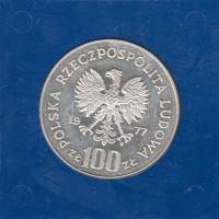 Lengyelország 1977. 100Zl Ag "Henryk Sienkiewicz" T:PP Eredeti tokban
Poland 1977. 100 Zlo...