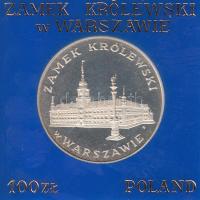 Lengyelország 1975. 100Zl Ag "A varsói királyi palota" T:PP Eredeti tokban Poland 1975. 100 Zlotych Ag "Royal castle in Warsaw" C:PP Original plastic case