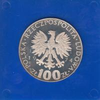 Lengyelország 1974. 100Zl Ag "Maria Curie halálának 40. évfordulója" T:PP Eredeti tokban
P...