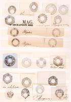 20 db szignetta kivágás berakólapon