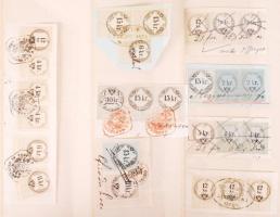 8 db okmány kivágás az 1850-60-as évekből