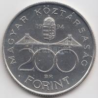 1994. 200Ft Ag "Deák" tanúsítvánnyal T:2 Adamo F13.1