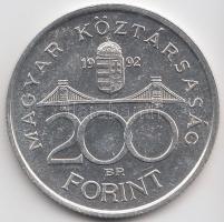 1992. 200Ft Ag "MNB" tanúsítvánnyal T:2 Adamo F13