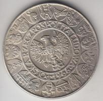 Lengyelország 1966. 100Zl Ag "A lengyel kereszténység millenniuma" T:1-
Poland 1966. 100 Z...