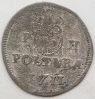 1711PH Poltura Ag "I. József" (0.93g) T:2-
Huszár 1579., Unger II.: 1160