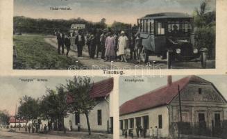 Tiszaug, Hangya, községháza, automobil