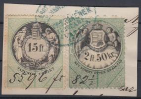 Okmánykivágás 2,50Ft + 15Ft okmánybélyegekkel