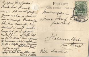 Esel Barometer / Donkey barometer, humour, mechanical postcard (EK)