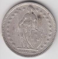 Svájc 1874B 2Fr Ag T:3 (forrasztásnyom)
Switzerland 1874B 2 Franc Ag C:F (seal mark)
Krause KM#21