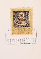 1905 A Bezdédy család címerének hivatalos igazolása, kézzel festett címerrel és Kristóffy József bel...