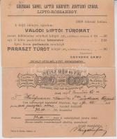 21 db levelezőlap az 1890-es évekből hátoldalán előnyomott üzleti szöveggel (bélyegek leáztatva)