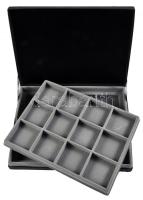 Éremtartó kazetta 1 kivehető tálcával, összesen 24 férőhellyel újszerű állapotban