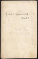 cca 1950 Puskás Éva (Puskás Ferenc testvére) aláírt fénykép