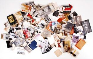 Nagy tétel, teljesen vegyes korú, témájú és minőségű fotó zacskóban