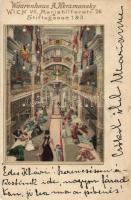 1898 Vienna, Wien; Waarenhaus A. Herzmansky, Mariahilferstrasse 26. & Stiftgasse 1&3. / shopping center, litho