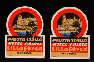 Palota szálló Lillafüred, koffercímke 2 db