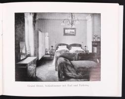 cca 1910 Nürnbergi Grand Hotel idegenvezető prospektusa hotelvendégek számára, fekete-fehér fotókkal...