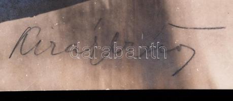 cca 1910 Király Ernő színész aláírt képeslap