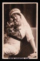 1912 Zilahyné Singhoffer Vilma színésznő saját kézzel írt képeslapja Pázmán Ferencné színésznek