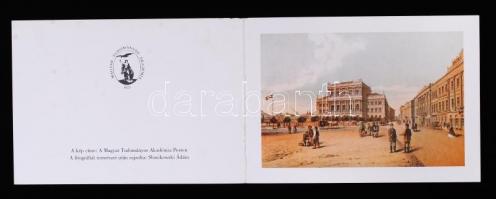 Vizi E. Szilveszter az MTA elnöke által aláírt üdvözlő lap