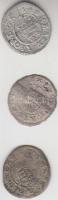 1682. Denár Ag "I. Lipót" + 1693KB. Denár Ag "I. Lipót" + 1693. Denár Ag "I. Lipót" T:3 Huszár 1503./1506./1509.,Unger II.: 1107./1110./1114.