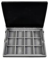 Éremtartó kazetta kék színben 12 férőhellyel újszerű állapotban