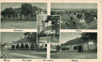 Mocsa, községháza, Református templom és paplak, Hangya (Rb)