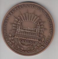 Bozó Gyula (1913-2004) 1986. "300 éve szabadult fel Pécs a török hódoltság alól" nagyalakú...