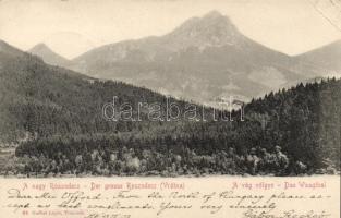 Nagy Roszudec, Vág-völgye, Vrátna; Gansel Lipót kiadása (EB)