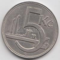 Csehszlovákia 1925. 5K T:2 Czechoslovakia 1925. 5 Korun C:XF