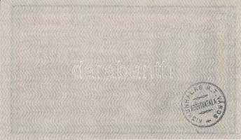 1918. 200K "A 2037" hullámos hátlap, hátoldalán "Kiskunhalas R.T. Város Adóhivatala&q...