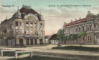 Nagykároly Kereskedelmi és Iparbank, Önsegélyező Népbank / banks