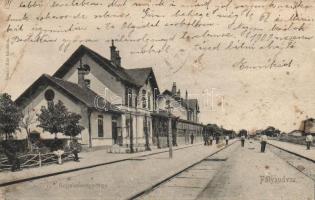Sepsiszentgyörgy, vasútállomás; Benkő Mór kiadása / railway station (b)