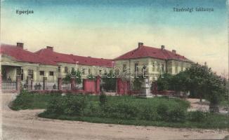 Eperjes tüzérségi laktanya, Erzsébet szobor / artillery barracks, Elisabeth statue