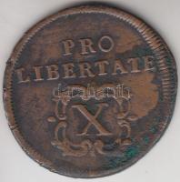 1705. X Poltura "II. Rákóczi Ferenc" (8.35g) T:2,2- ph. Hungary 1705. X Poltura "Francis II Rákóczi" (8.35g) C:XF edge error Huszár: 1535., Unger II.: 1133.a