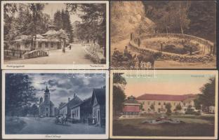 Parád, Parádfürdő - 12 db régi magyar városképes lap