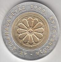 1999. 3000Ft Ag "Államalapítás 1000. évfordulója" T:BU Csak 5000db!