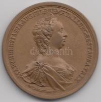 DN. "Mária Terézia / Pénzverő" Br emlékérem újverete. Szign.: M. Donner F. (45mm) T:1