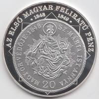 DN "A magyar nemzet pénzérméi - Az első magyar feliratú pénz 1848-1849." Ag (0,999) emléké...