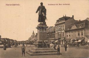 Marosvásárhely, Széchenyi tér, Bem-szobor / square, Bem monument