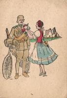 Hungarian soldier, folklore (EB)