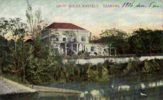 Szarvas, Gróf Bolza kastély