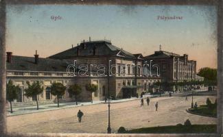 Győr, vasútállomás (fa)