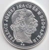 DN "Királyi koronák / Ferenc József 5 korona" Ag emlékérem, (20g/0.999/38,61mm) T:PP Tanús...
